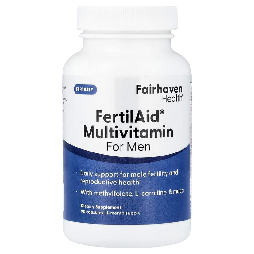Fairhaven Health, FertilAid 男士專用多種維他命膠囊,90 粒