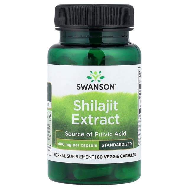 Swanson Vitamins, 喜來芝提取物,標準化,400 毫克,60 粒素食膠囊