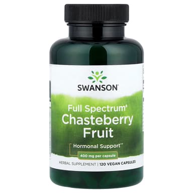 Swanson Vitamins, Full Spectrum® 聖潔莓,400 毫克,120 粒全素膠囊