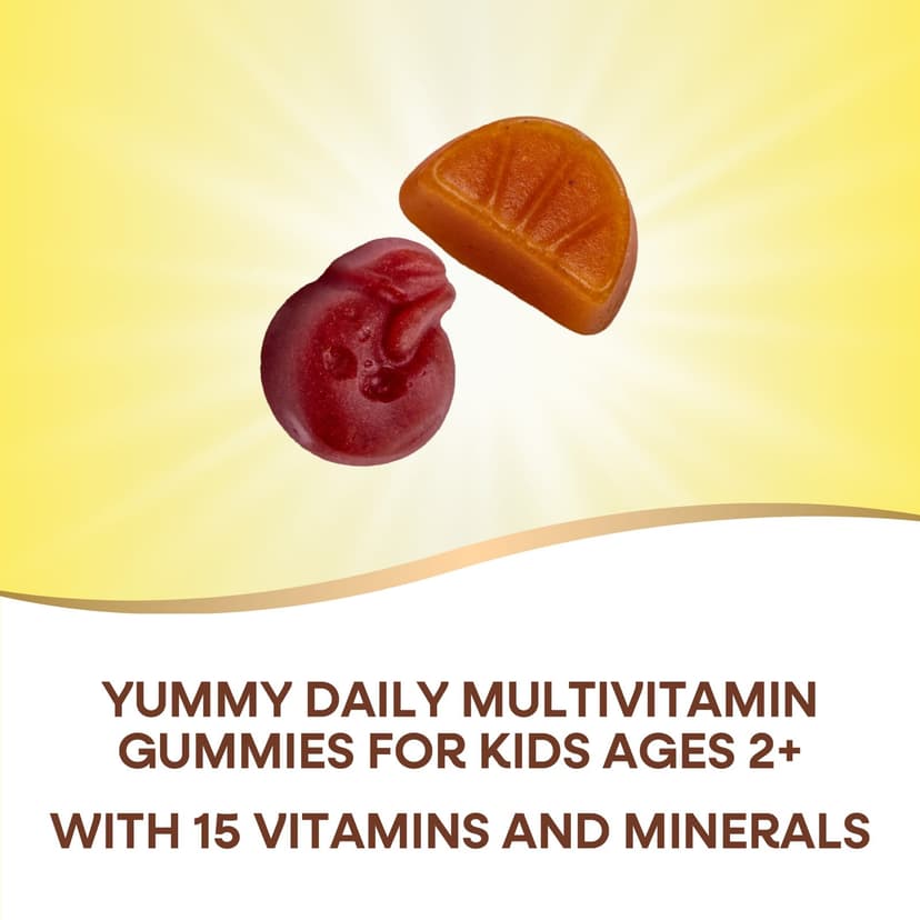 Nature's Way, Alive! 兒童,多維他命膠囊,櫻桃、橙子和葡萄味,60 粒軟糖