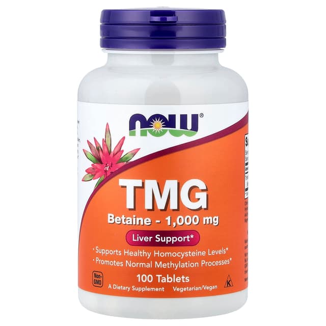 NOW Foods, TMG,1,000 毫克,100 片