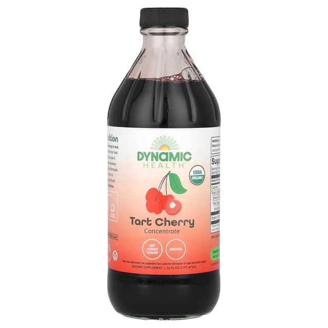 Dynamic Health, 酸櫻桃濃縮物,玻璃容器裝,16 液量盎司(473 毫升)