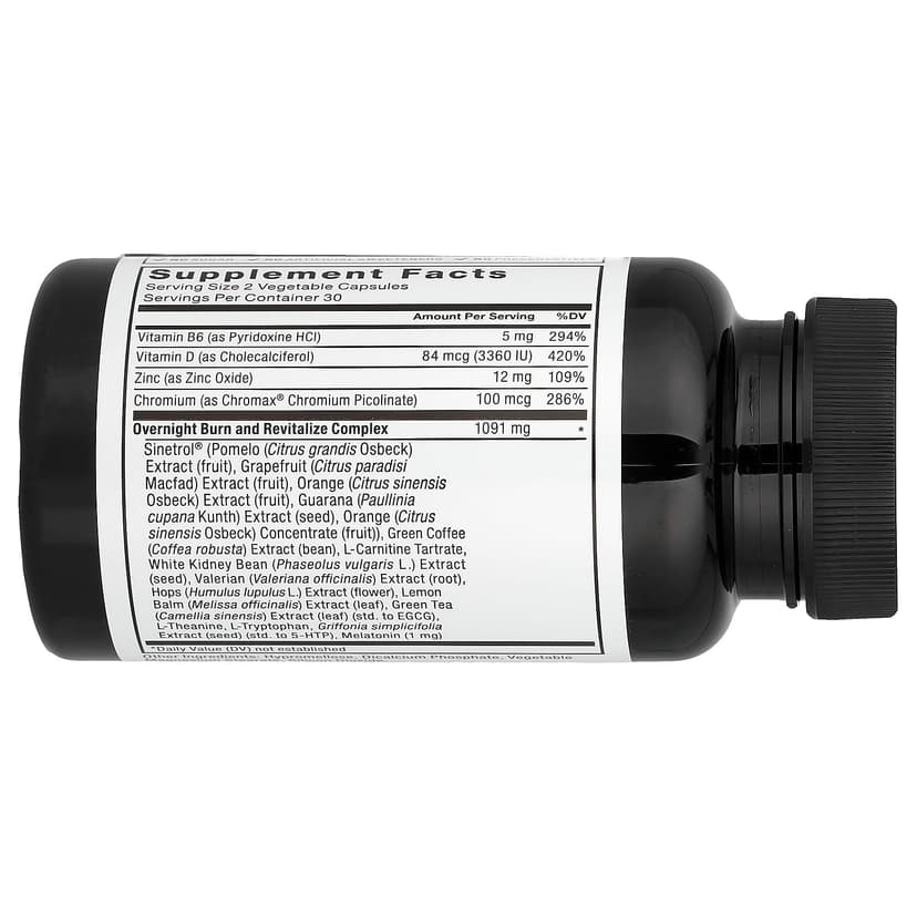 Force Factor, Leanfire PM,夜間脂肪消耗劑,60 粒素食膠囊
