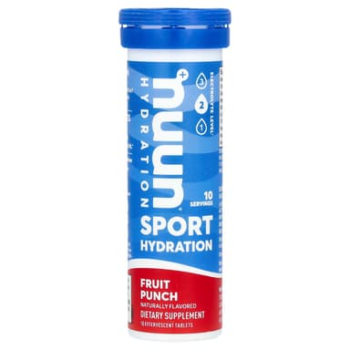 Nuun, 運動補水,泡騰電解質飲品,混合水果味,10 片