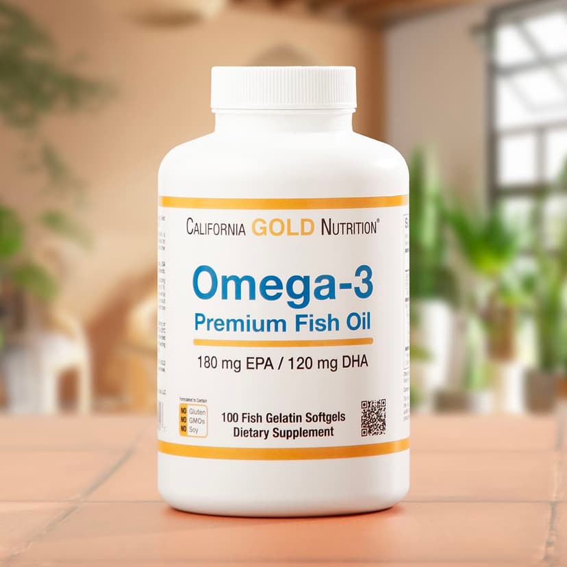 California Gold Nutrition, Omega-3 優質魚油,100 粒魚明膠軟膠囊(每粒 1,100 毫克)