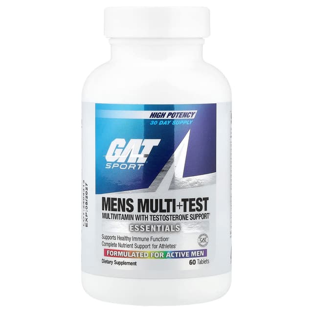 GAT, 男性多維他命 + 睾酮,優效,60 片