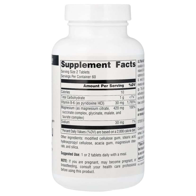 Source Naturals, 超鎂片劑,120片