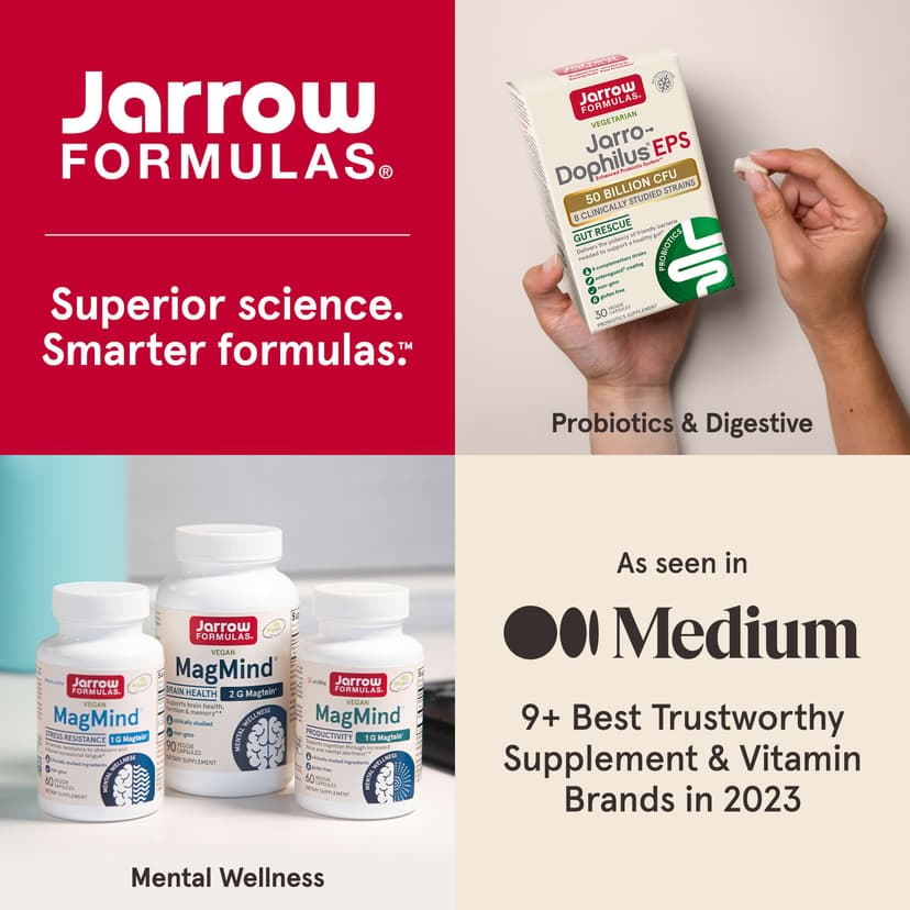 Jarrow Formulas, 全素食甲基葉酸,特強型,400 微克,60 粒素食膠囊