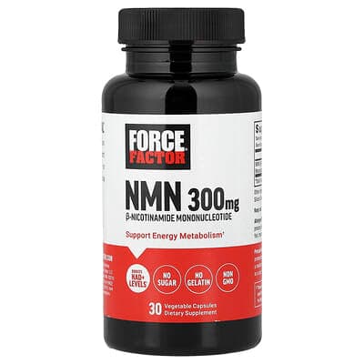 Force Factor, NMN,300 毫克,30 粒素食膠囊