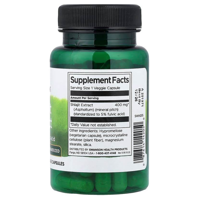 Swanson Vitamins, 喜來芝提取物,標準化,400 毫克,60 粒素食膠囊