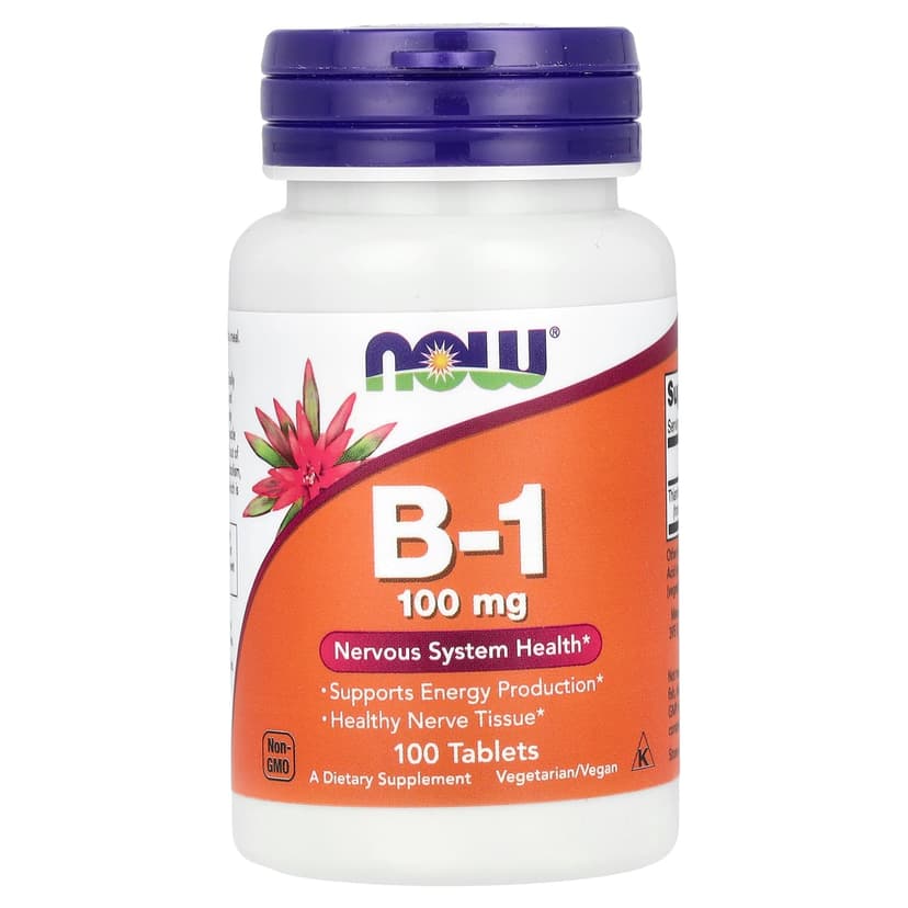 NOW Foods, B-1,100 毫克,100 片