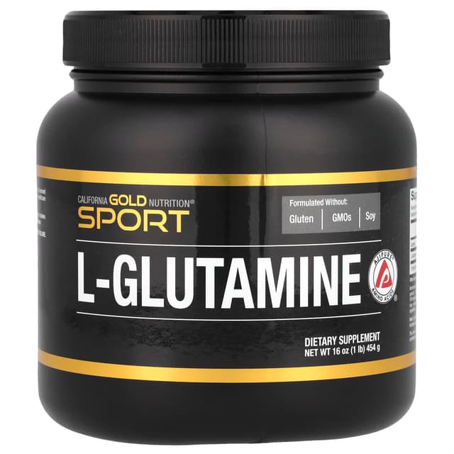 California Gold Nutrition, 運動型,L-谷氨酰胺粉,AjiPure®,無麩質,1 磅(454 克)