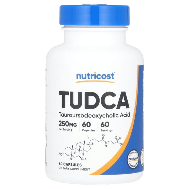Nutricost, 牛磺熊去氧膽酸(TUDCA),250 毫克,60 粒膠囊