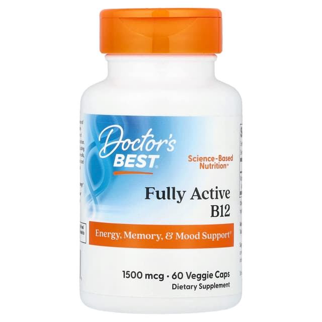 Doctor's Best, 充分活躍維他命 B12 素食膠囊,1500 微克,60 粒