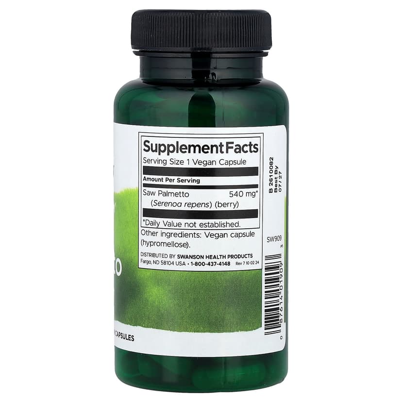Swanson Vitamins, Full Spectrum® 鋸棕櫚全素膠囊,540 毫克,100 粒