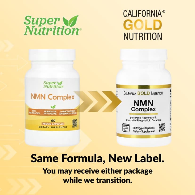 California Gold Nutrition, NMN 複合物,60 粒素食膠囊