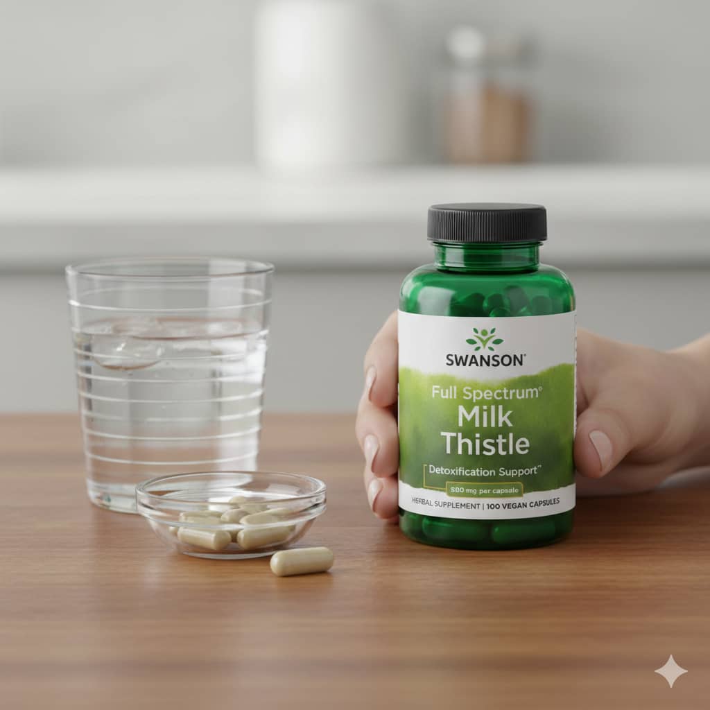 Swanson Vitamins, Full Spectrum® 多面水飛薊全素膠囊,500 毫克,100 粒