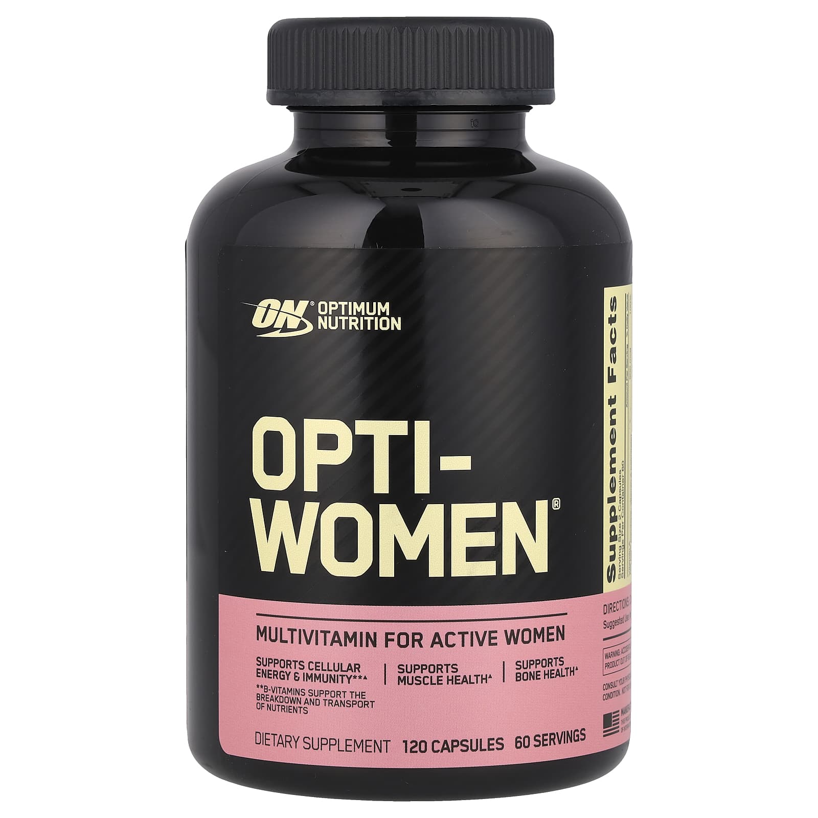 Optimum Nutrition, Opti-Women®,針對活躍女性的多維他命,120 粒膠囊
