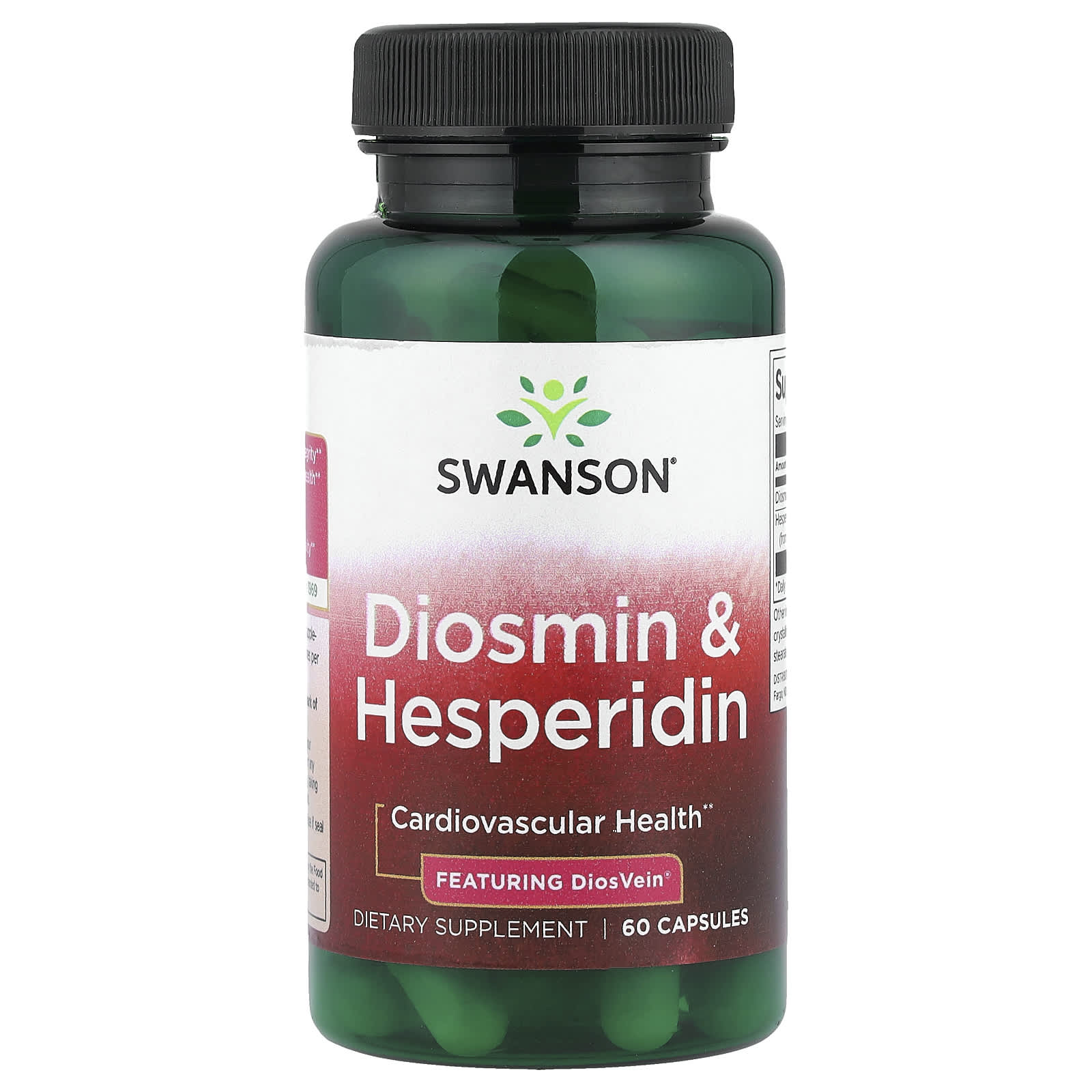 Swanson Vitamins, 地奧司明和橙皮苷,60 粒膠囊