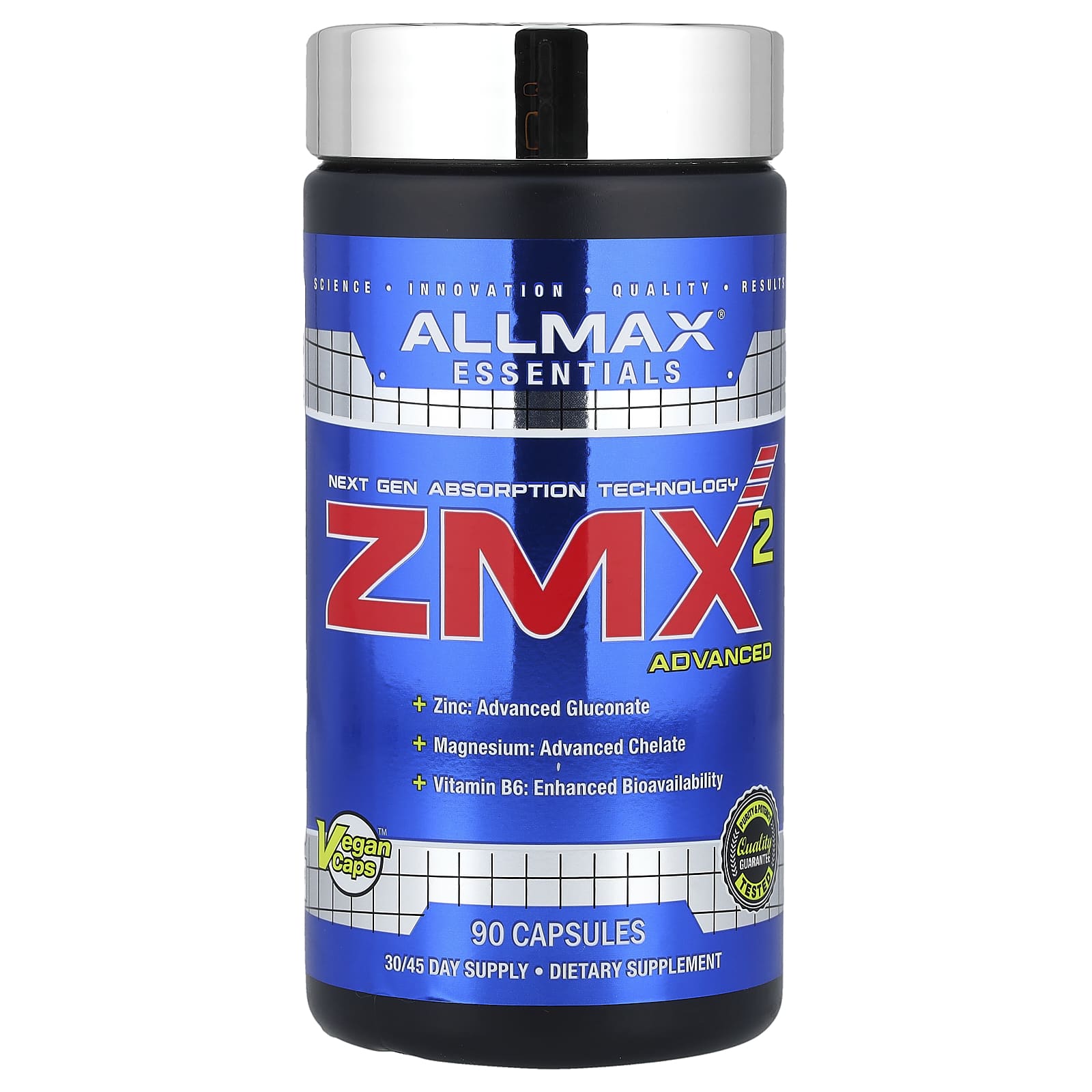 ALLMAX, ZMX2 高級,90 粒膠囊