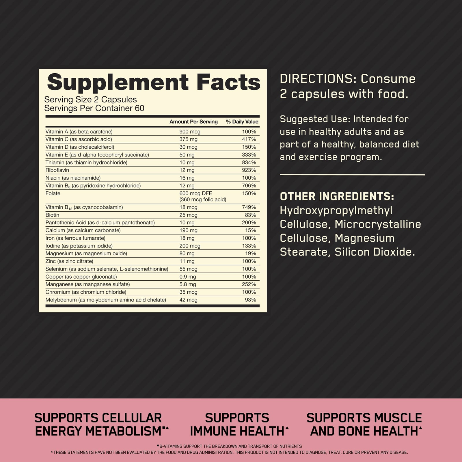 Optimum Nutrition, Opti-Women®,針對活躍女性的多維他命,120 粒膠囊