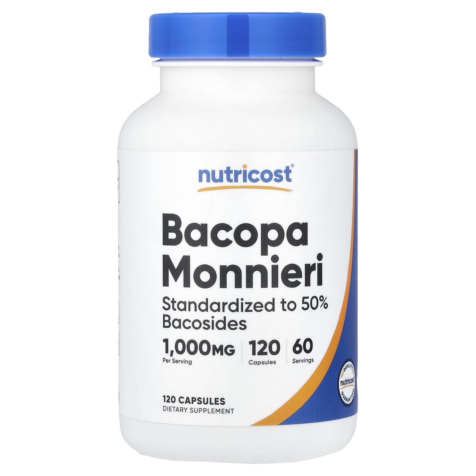 Nutricost, 假馬齒莧,1000 毫克,120 粒膠囊(每粒膠囊 500 毫克)