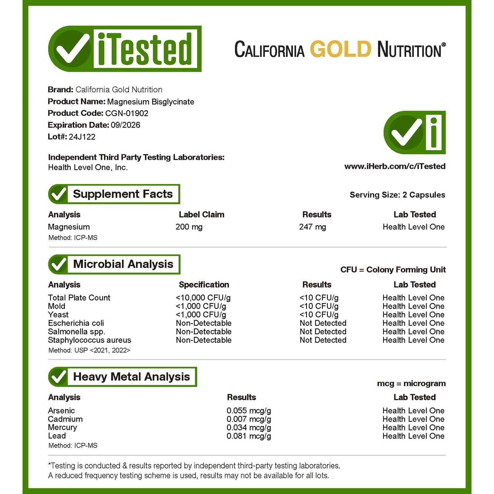 California Gold Nutrition, 雙甘氨酸鎂螯合物,Albion TRAACS®,240 粒素食膠囊(每粒膠囊 100 毫克)