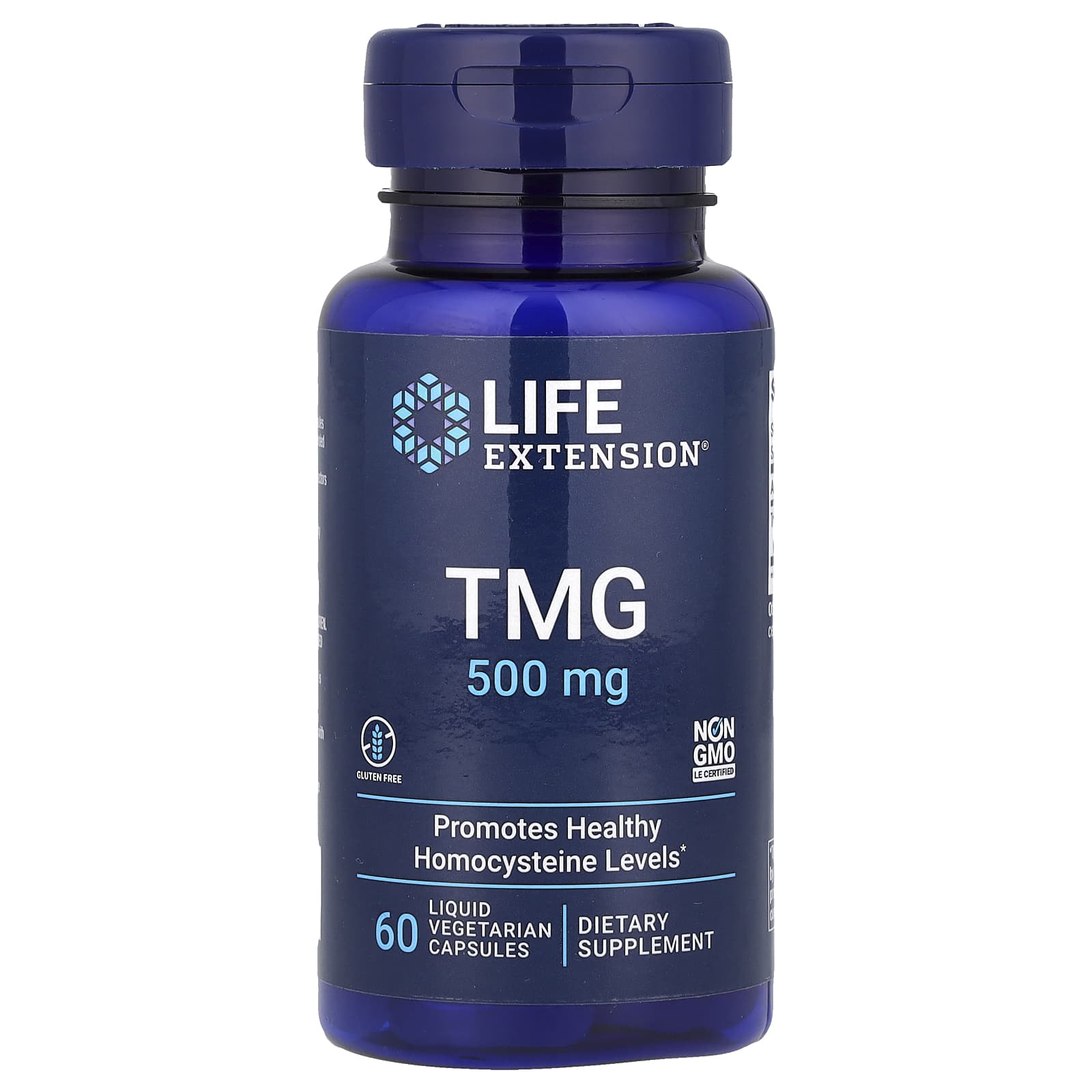 Life Extension, TMG,500 毫克,60 粒液體素食膠囊