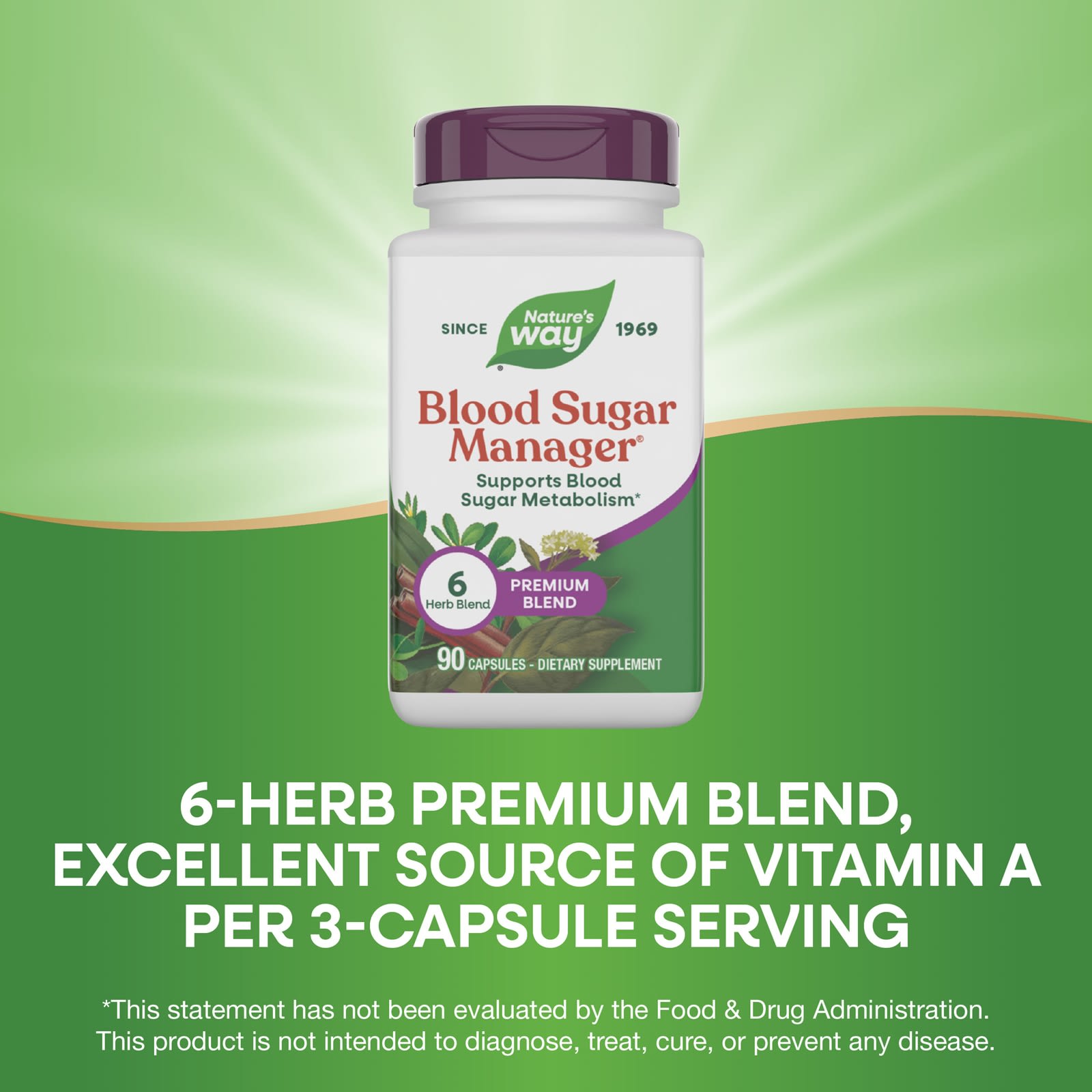 Nature's Way, 血糖管理器®,90 粒膠囊