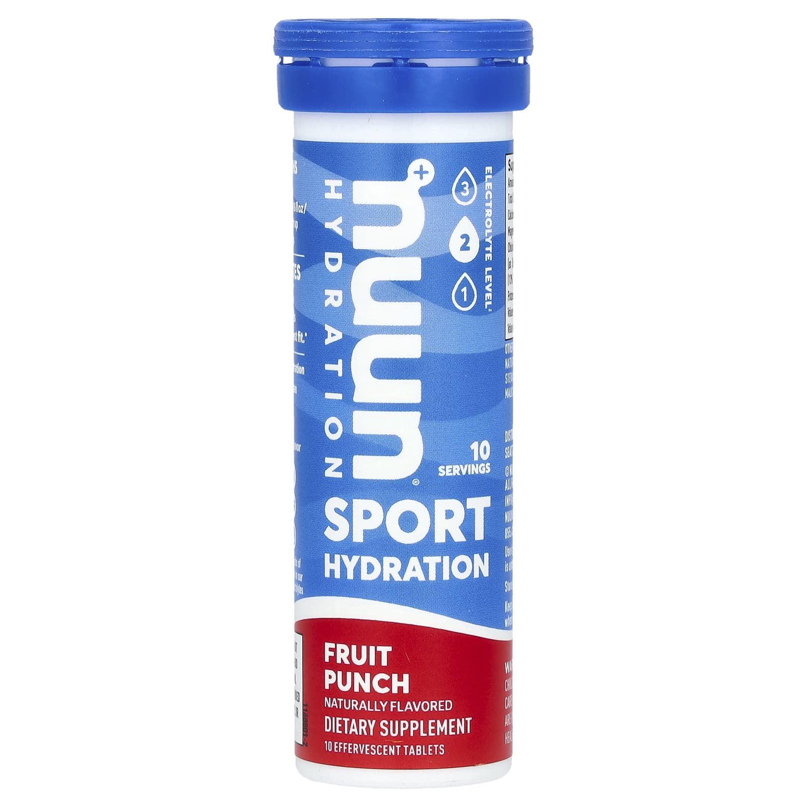 Nuun, 運動補水,泡騰電解質飲品,混合水果味,10 片