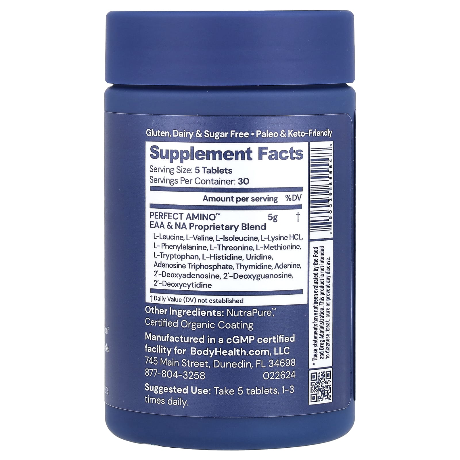 BodyHealth, Perfect Amino™,150 包衣片