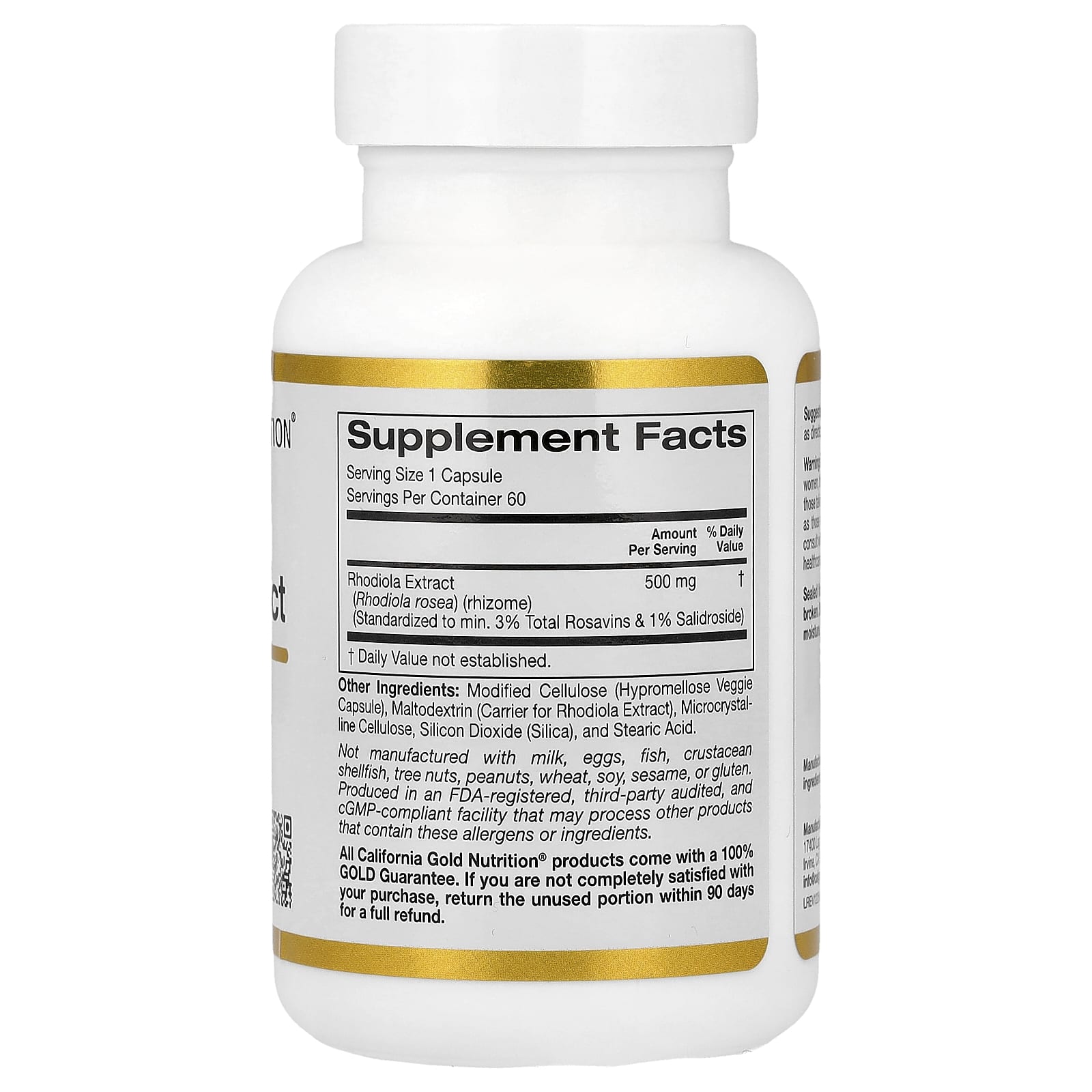 California Gold Nutrition, 掃羅瑪布爾提取物,500 毫克,60 粒素食膠囊