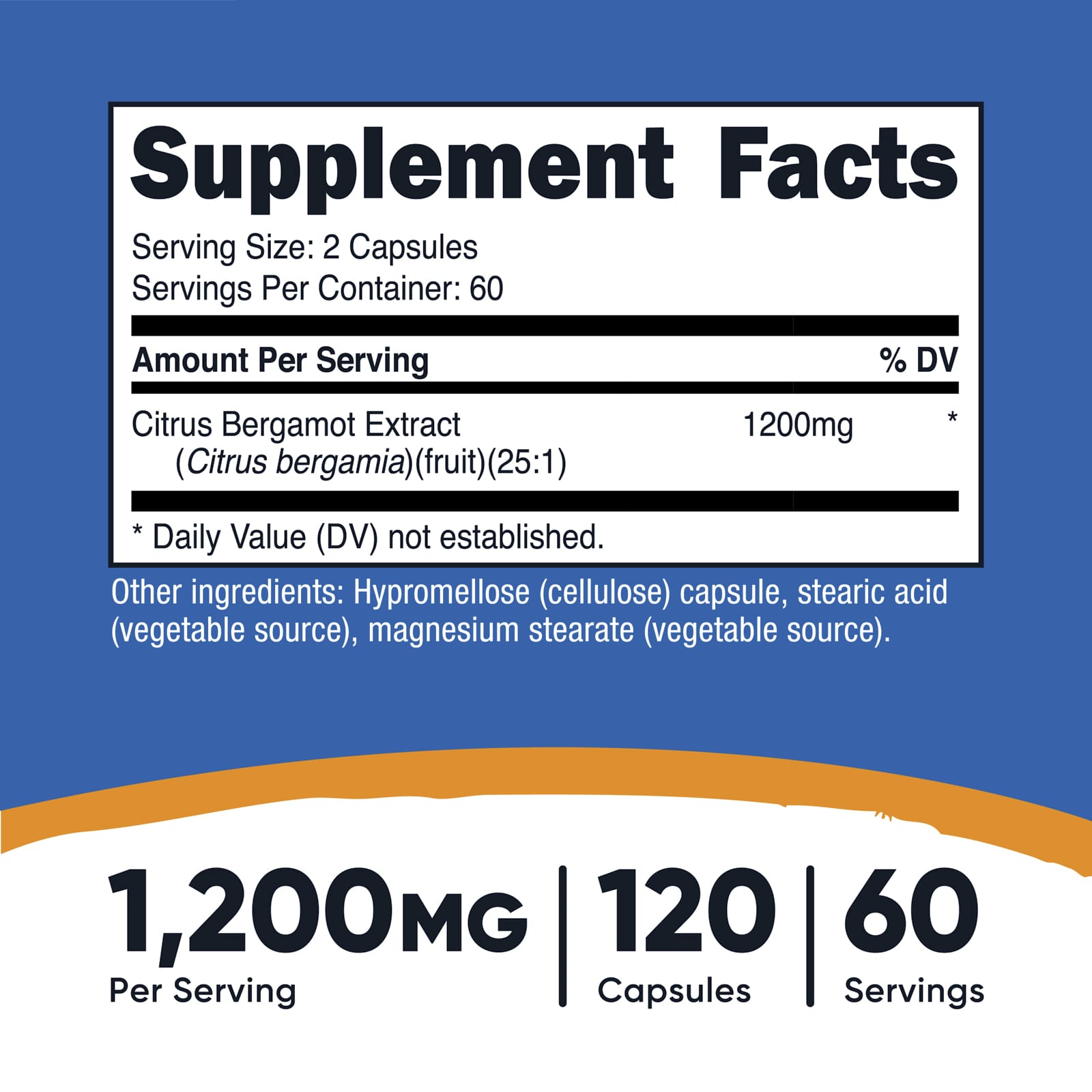 Nutricost, 金弗手,1200 毫克,120 粒膠囊(每粒膠囊 600 毫克)