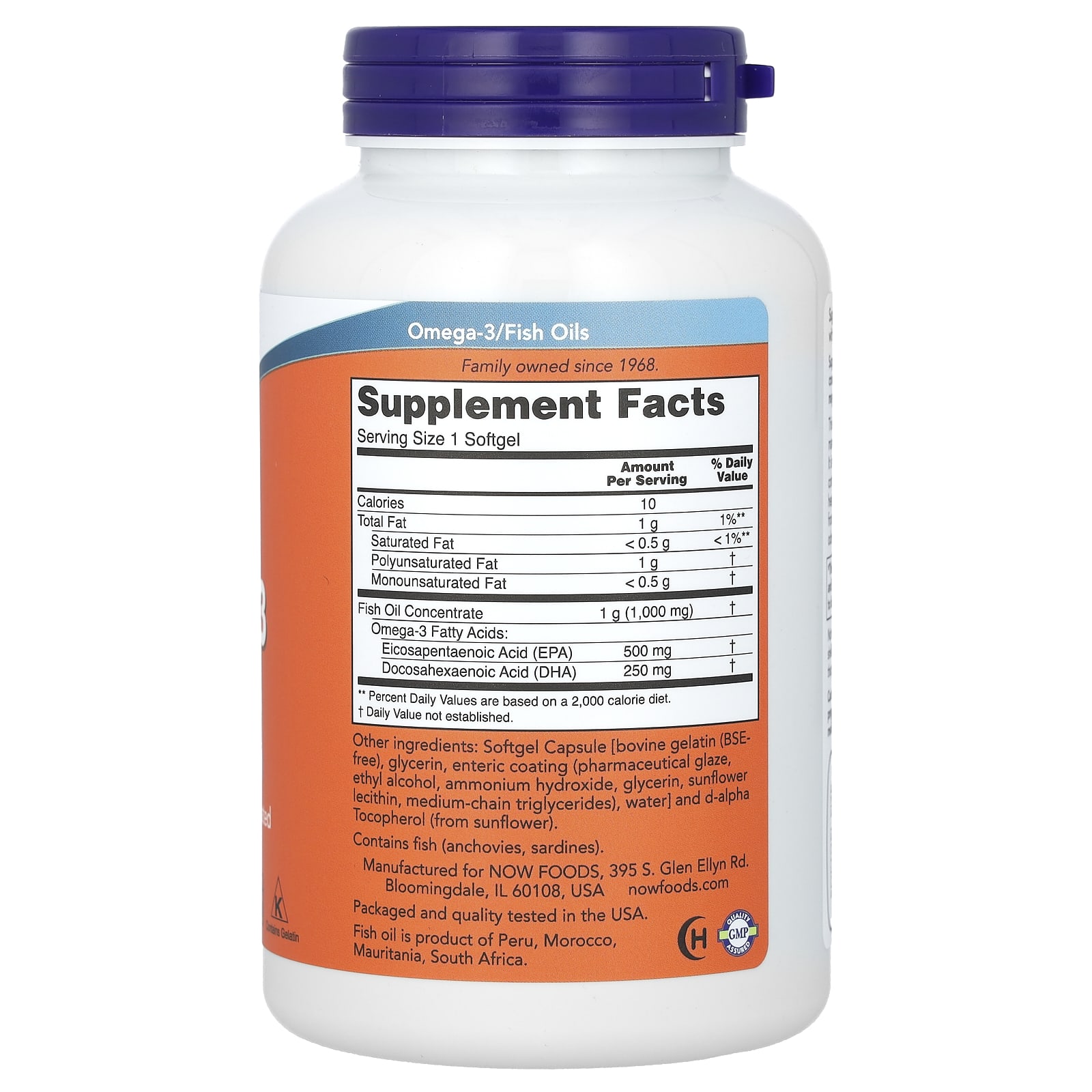 NOW Foods, Ultra Omega-3 魚油,180 粒軟凝膠