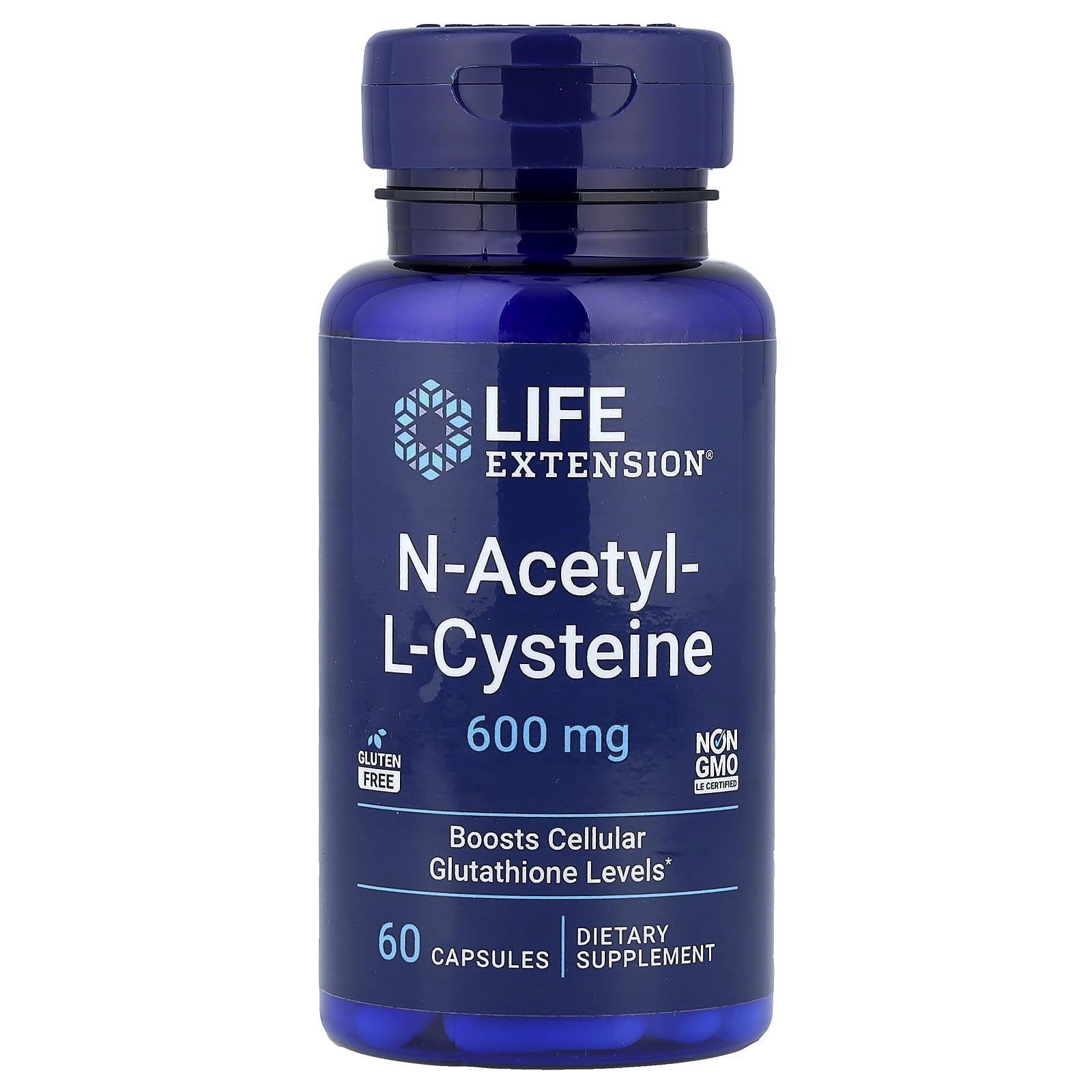 Life Extension, N-乙酰-L-半胱氨酸,600 毫克,60 粒膠囊