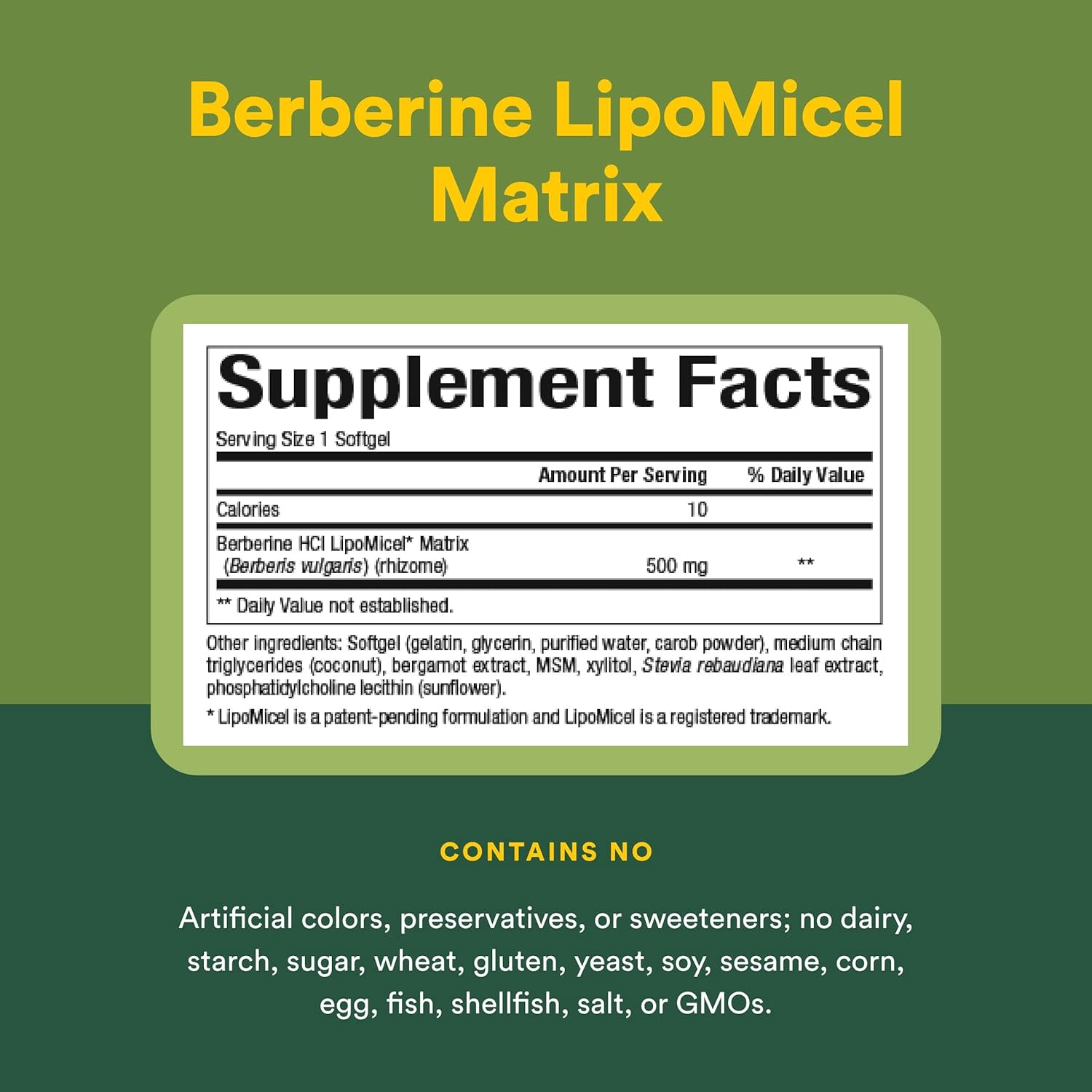 Natural Factors, Berberine LipoMicel Matrix,90 粒液體軟膠囊