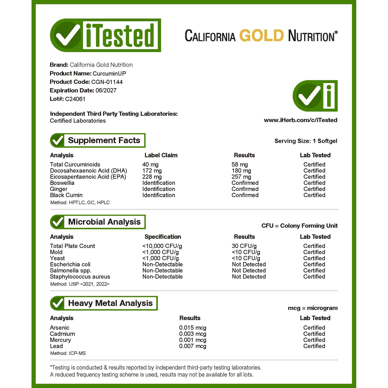 California Gold Nutrition, CurcuminUP™ 魚明膠軟膠囊,含 Omega-3 姜黃素複合物、黑種草籽油、乳香和生姜,30 粒