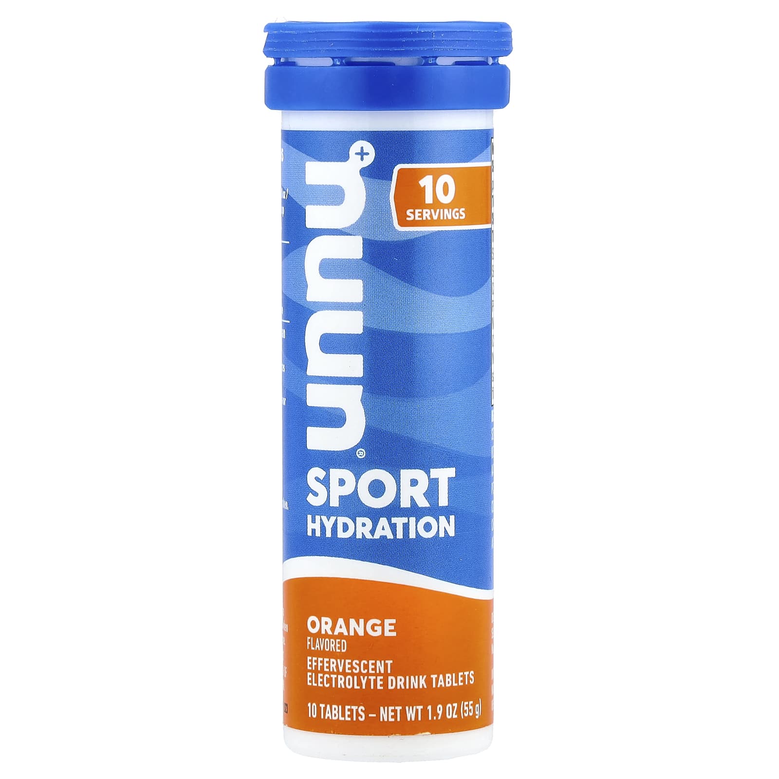 Nuun, 運動補水,泡騰電解質飲品片,橙味,10 片