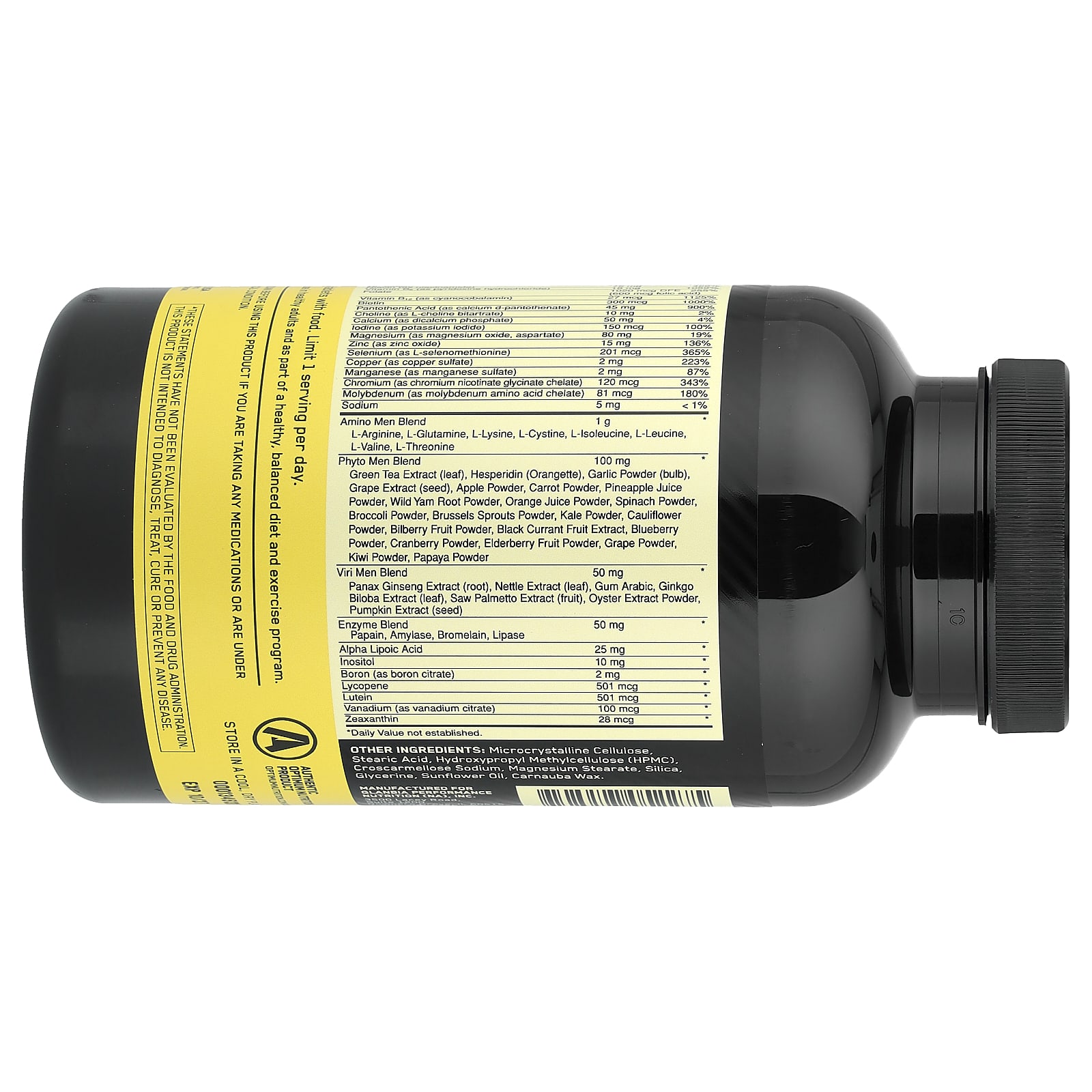 Optimum Nutrition, Opti-Men 男性複合維他命,150 片