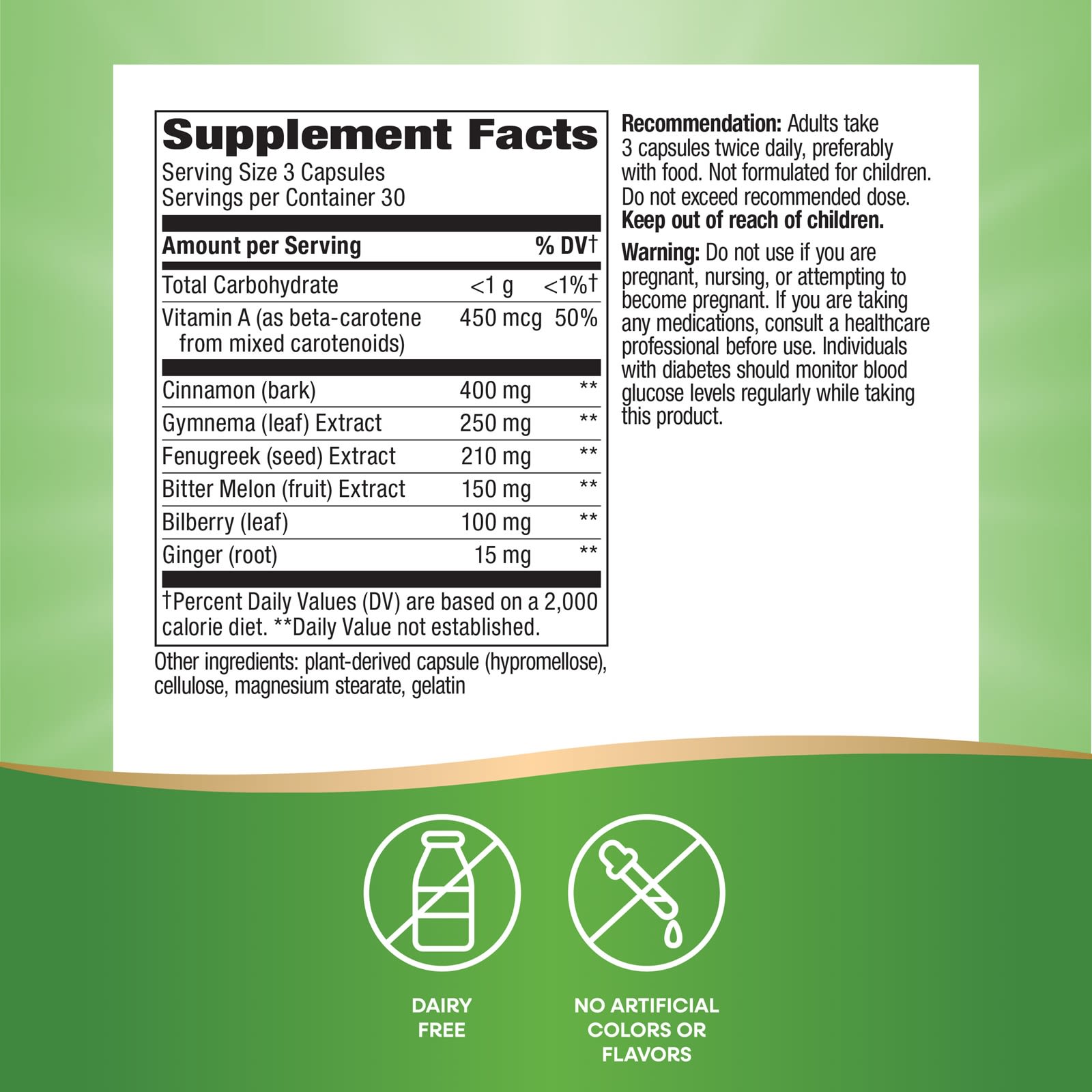 Nature's Way, 血糖管理器®,90 粒膠囊