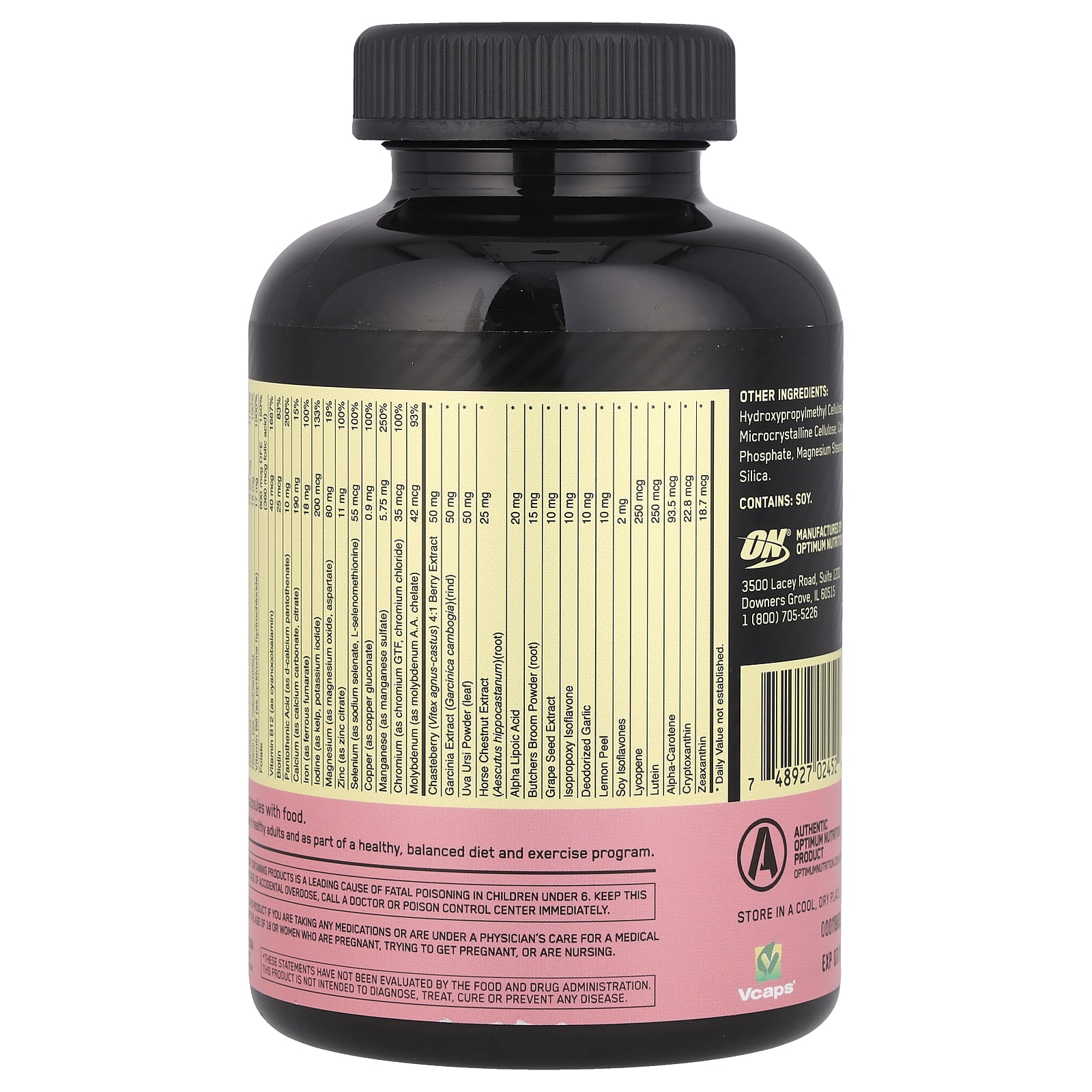 Optimum Nutrition, Opti-Women®,針對活躍女性的多維他命,120 粒膠囊