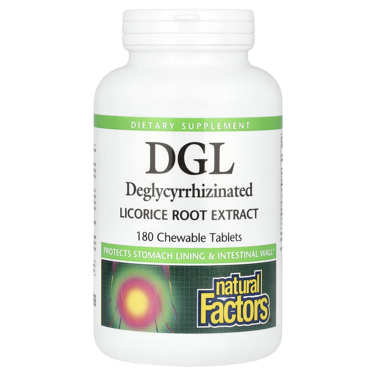 Natural Factors, DGL,解甘草提取物,180 片咀嚼片