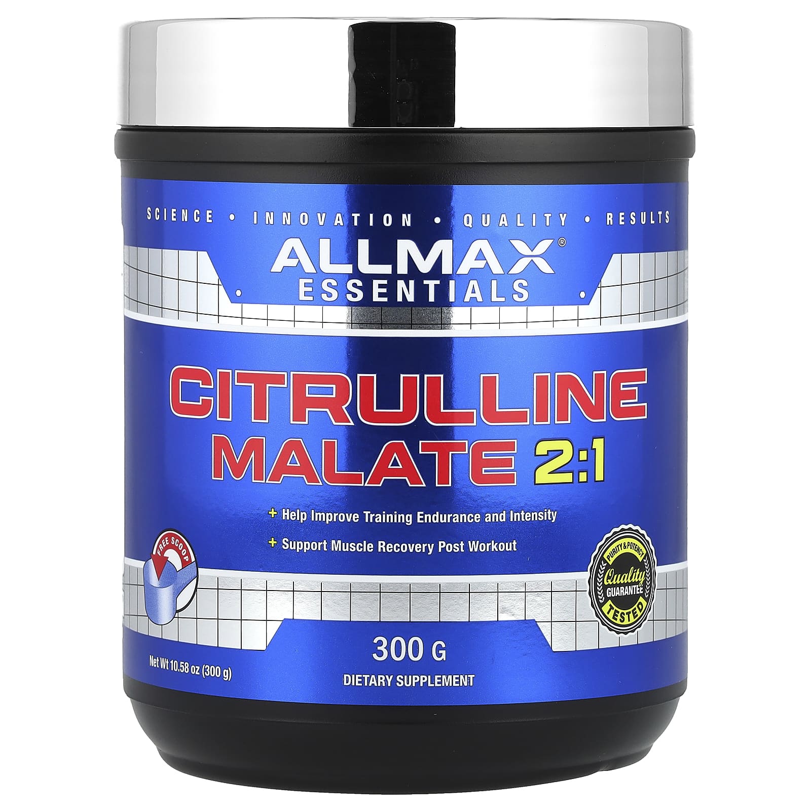 ALLMAX, Essentials,瓜氨酸蘋果酸 2:1,10.58 盎司(300 克)