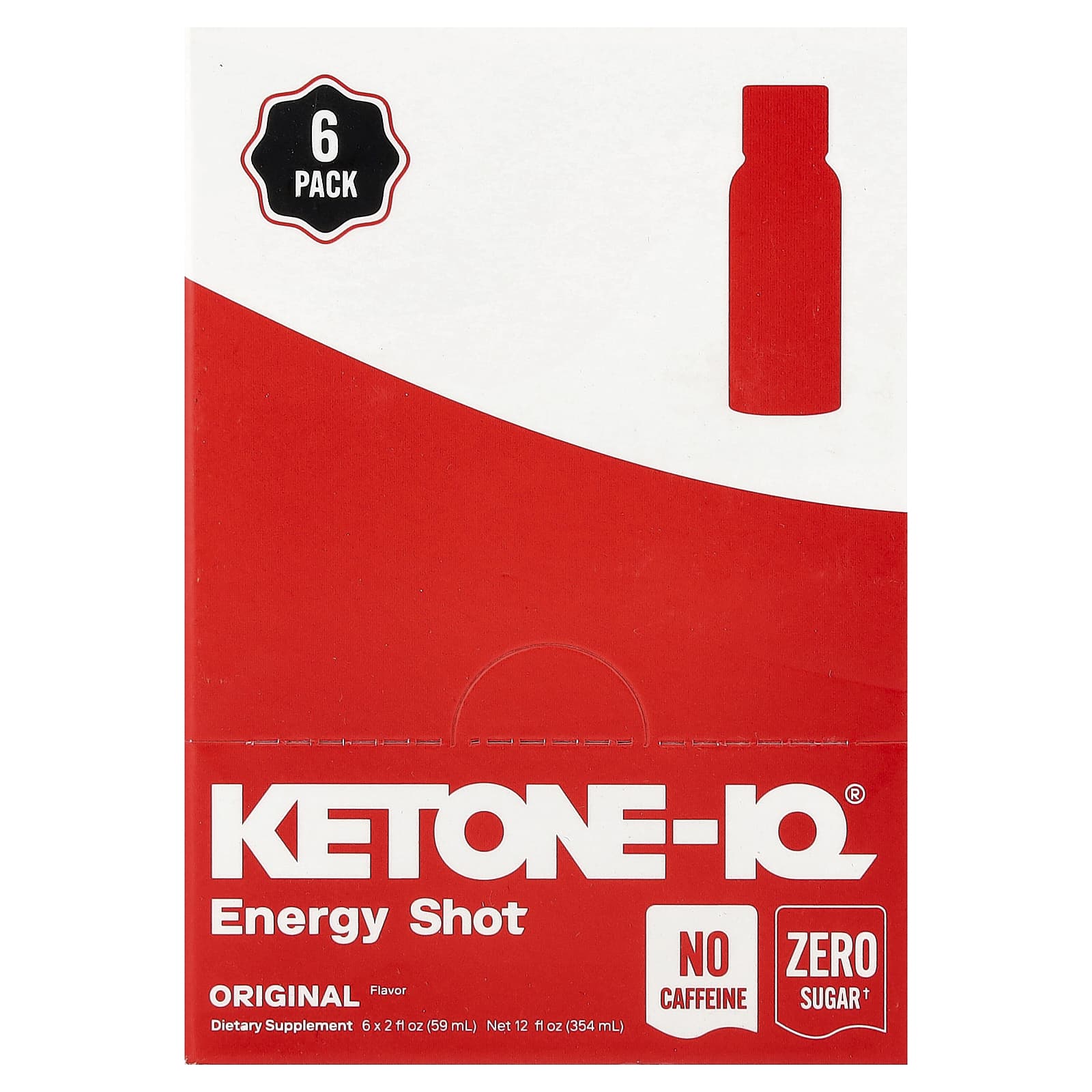 Ketone-IQ, Classic Multiserving,6 瓶,每瓶 2 液量盎司(59 毫升)
