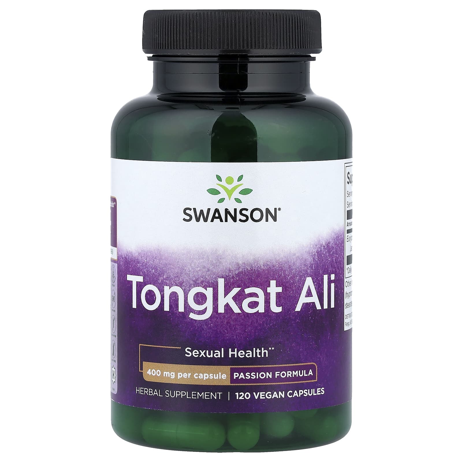 Swanson Vitamins, 東革阿里,400 毫克,120 粒全素膠囊