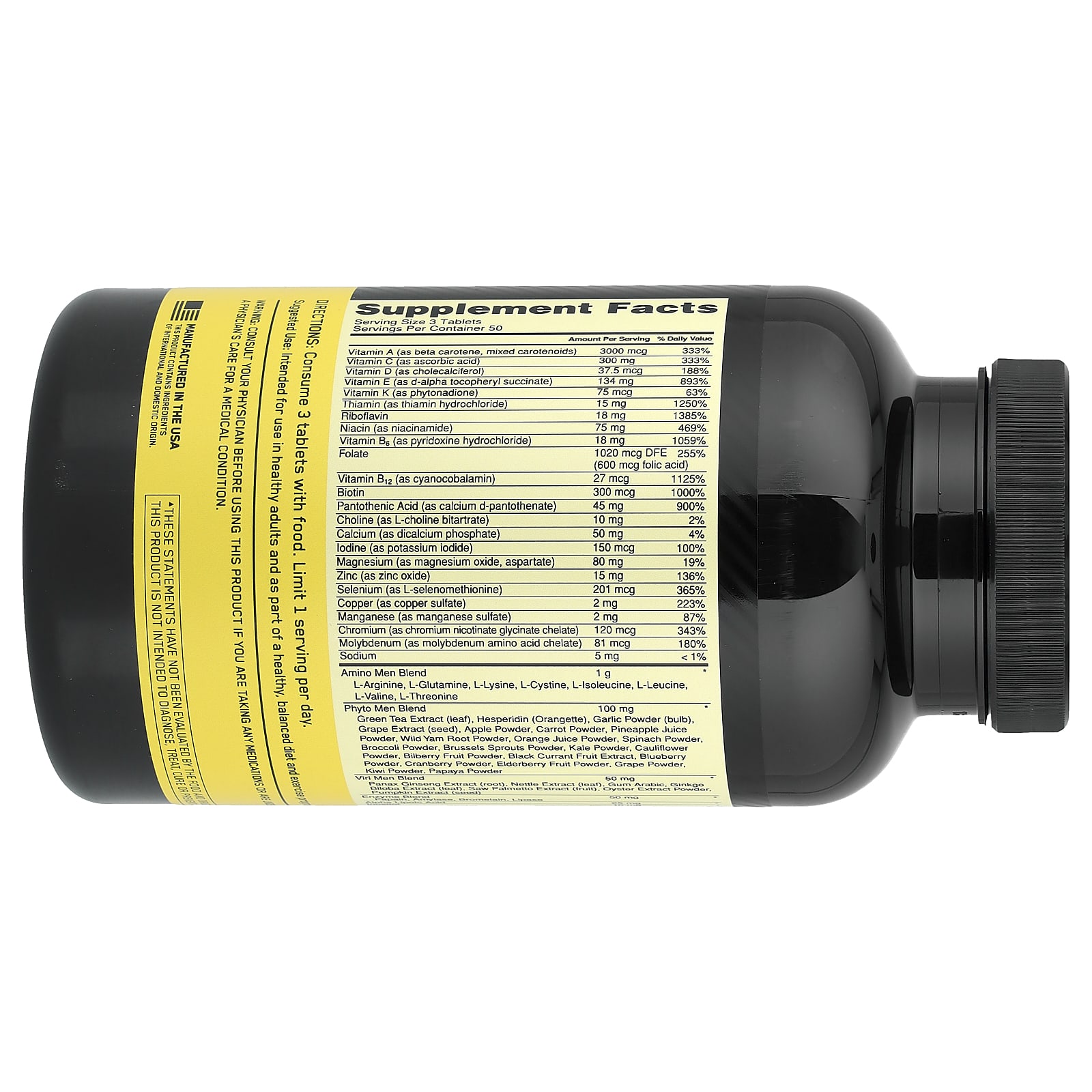 Optimum Nutrition, Opti-Men 男性複合維他命,150 片