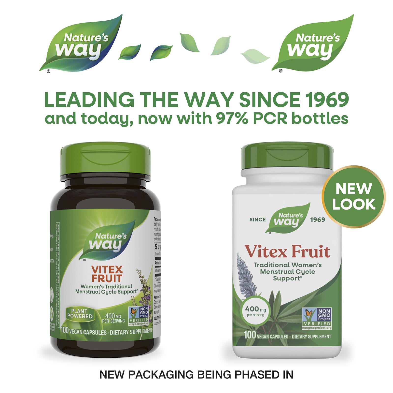 Nature's Way, 聖潔莓純素食膠囊,400 毫克,100 粒